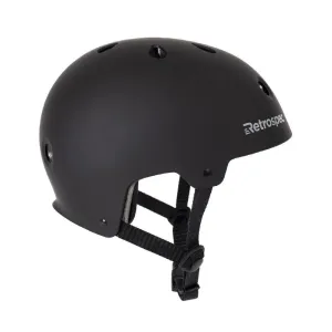 CM-2 Matte Black Commuter Longboard Skateboard Helmet