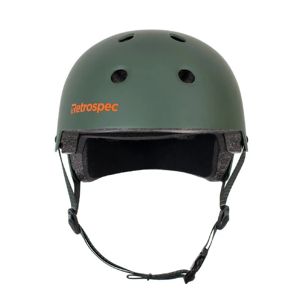 CM-2 Matte Forest Green Commuter Longboard Skateboard Helmet