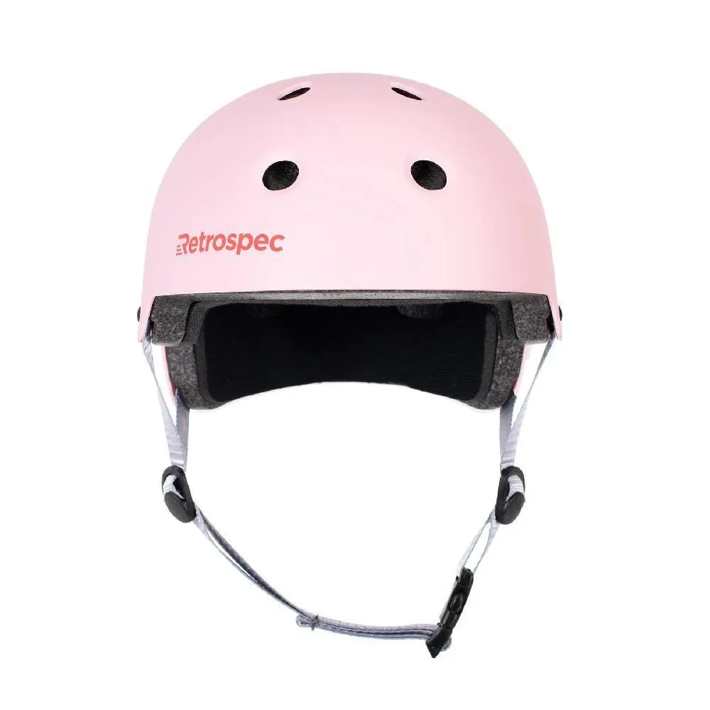 CM-2 Matte Pink Commuter Longboard Skateboard Helmet