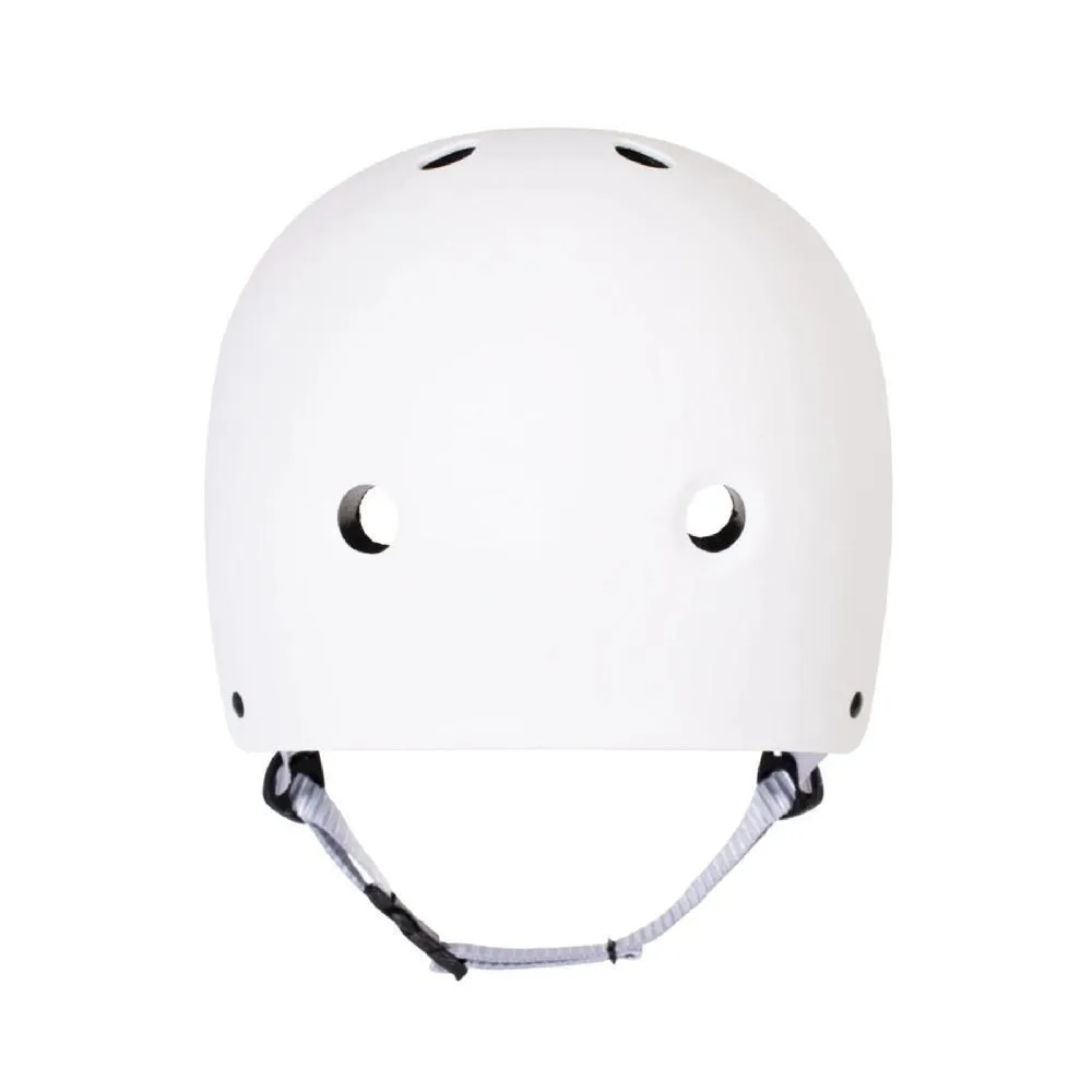 CM-2 Matte White Commuter Longboard Skateboard Helmet