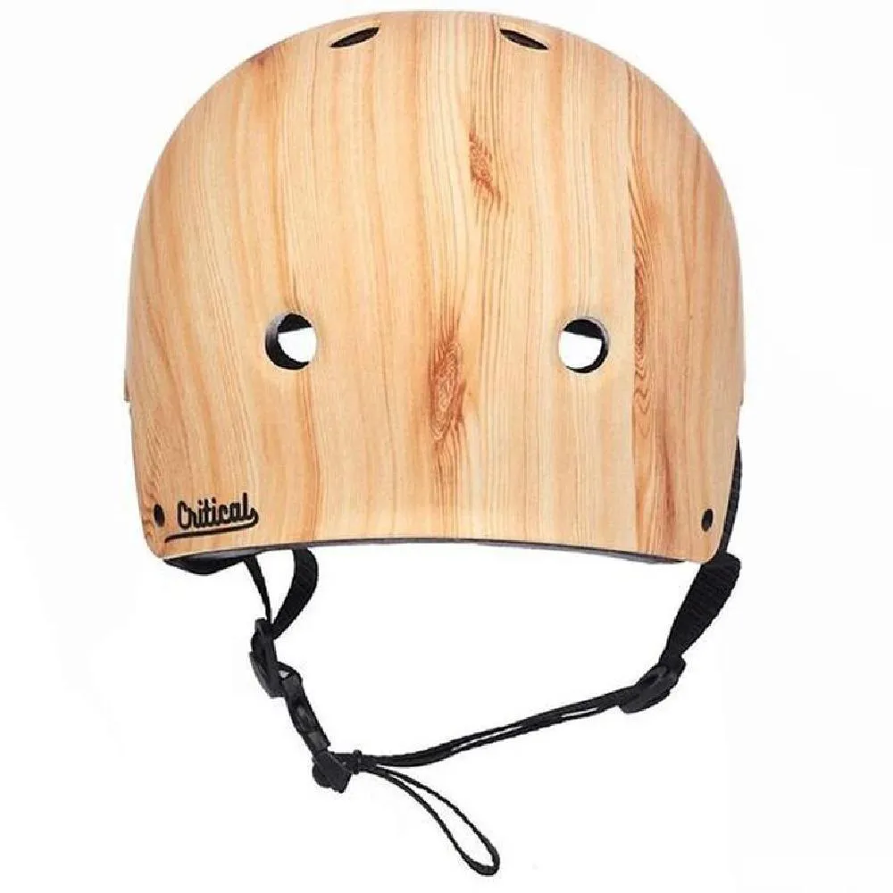 CM-2 Matte Wood Grain Commuter Longboard Skateboard Helmet