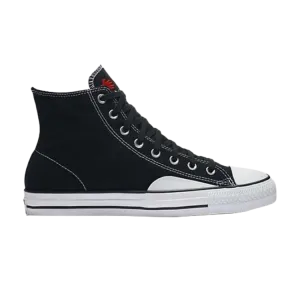 Converse Chocolate Skateboards x Chuck Taylor All Star Pro Hi 'Black White Red' Sneakers, Black