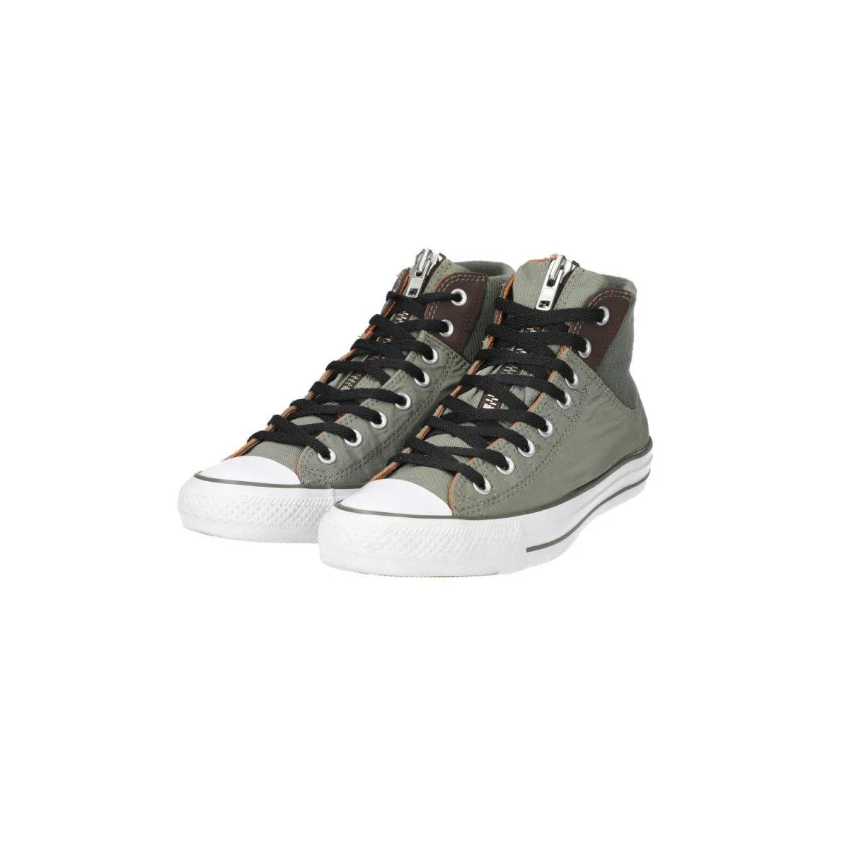 Converse Chuck Taylor All Star Hi Ma1 Zip High-Top Sneakers Fabric Green Colour For Men