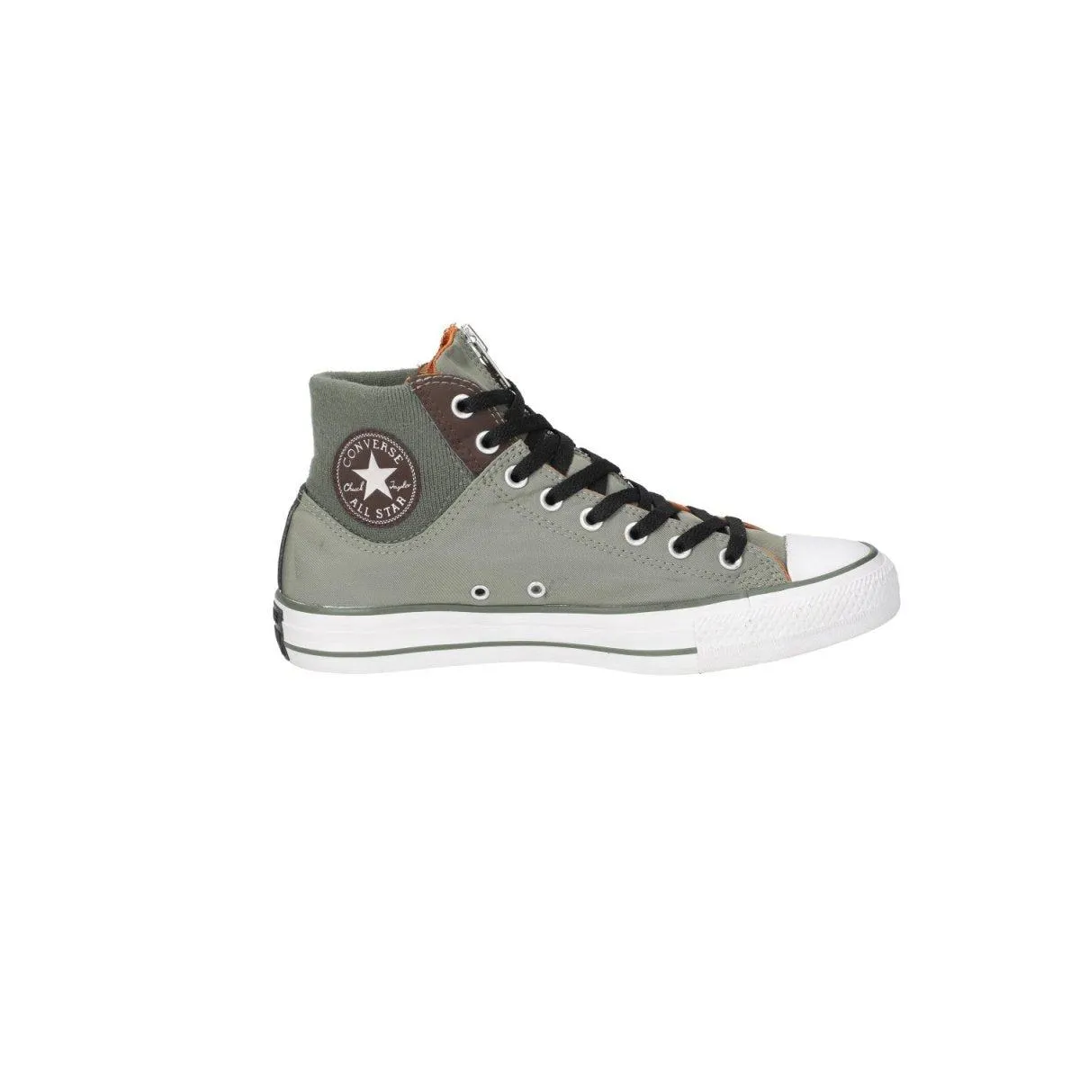 Converse Chuck Taylor All Star Hi Ma1 Zip High-Top Sneakers Fabric Green Colour For Men