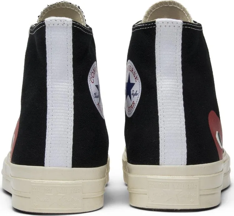 Converse Comme des Garçons x Chuck Taylor All Star Hi Play sneakers, black