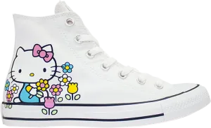 Converse Hello Kitty x Chuck Taylor All Star High Flowers Sneakers, white