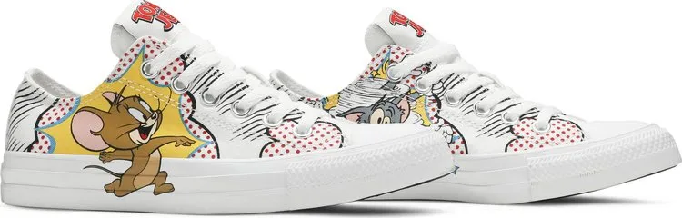 Converse Tom and Jerry x Chuck Taylor All Star Low Carton sneakers, white