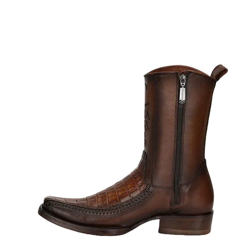 CUADRA Men's Exotic Leather Caiman Boot Western CU698