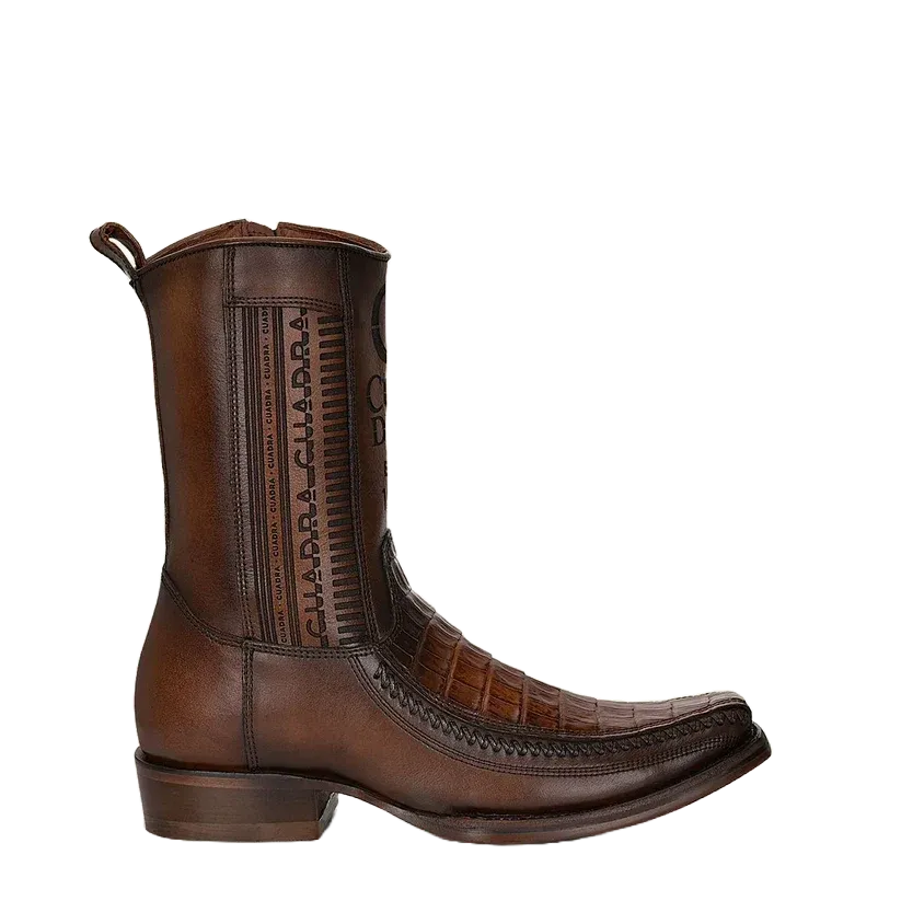 CUADRA Men's Exotic Leather Caiman Boot Western CU698