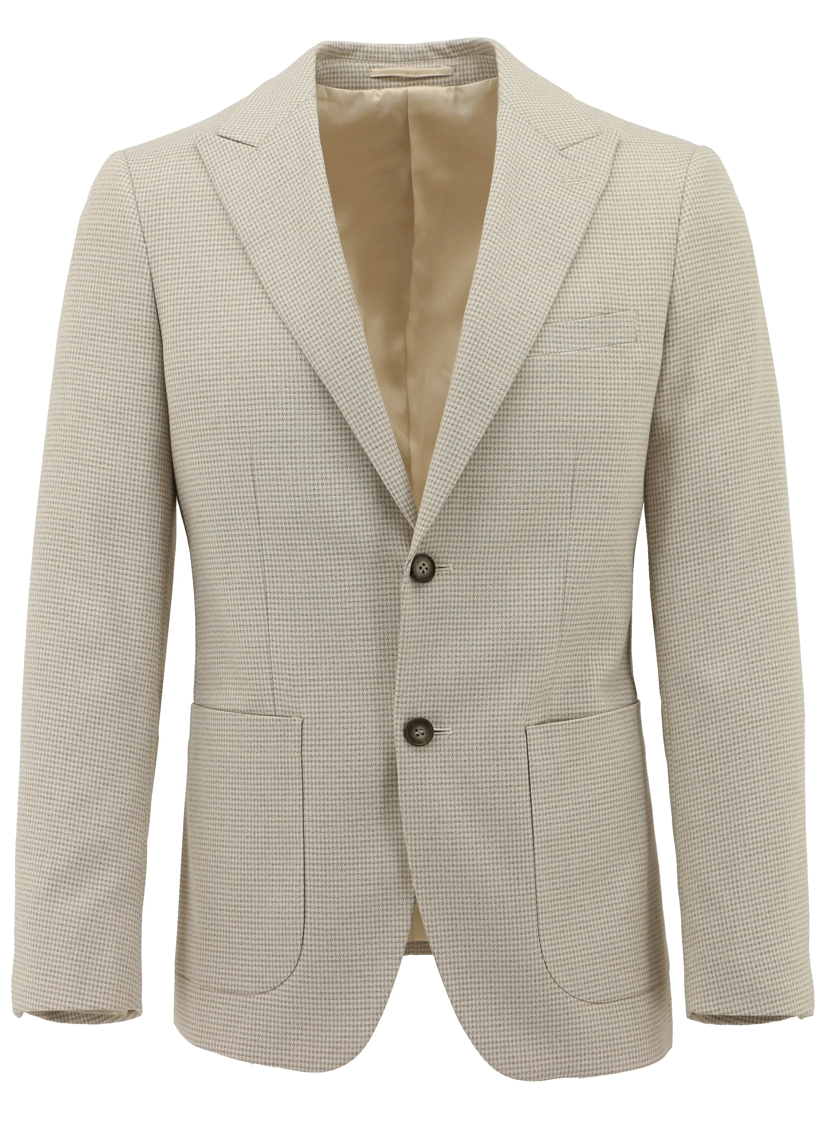 Cullen Beige Houndstooth Sports Jacket