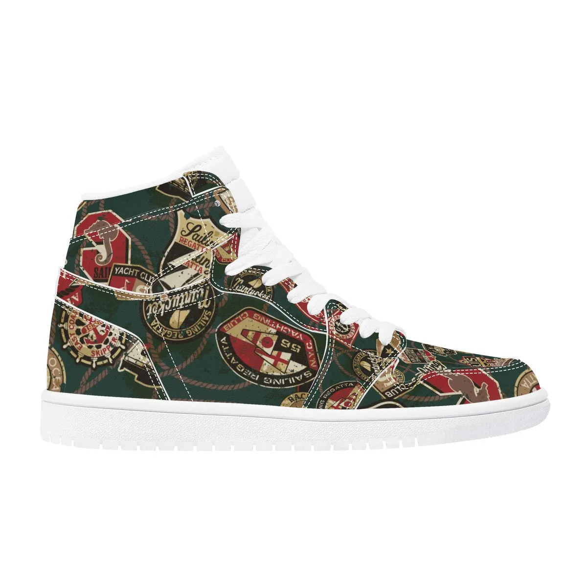 Designer Sneakers High Top Leather-D17 X1