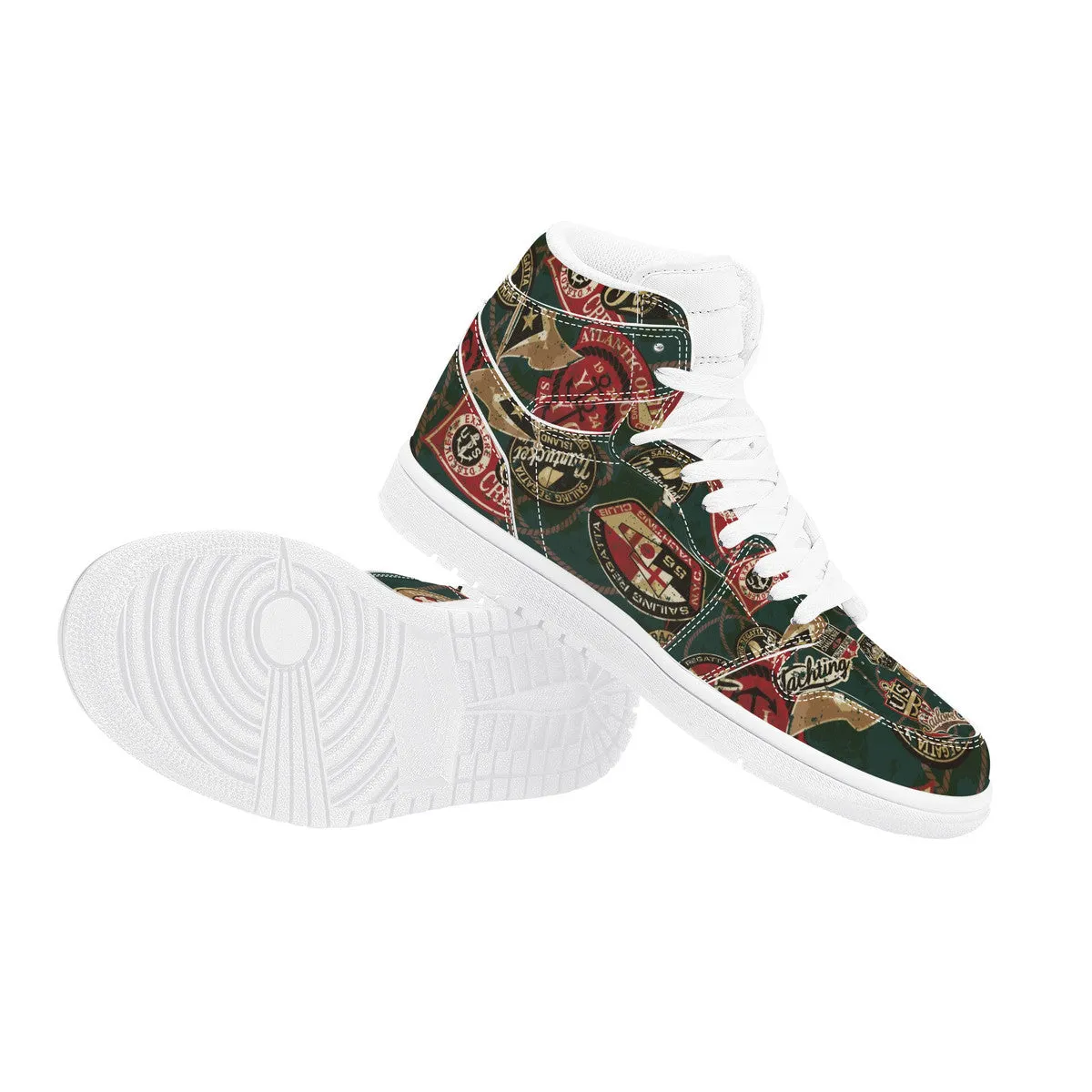 Designer Sneakers High Top Leather-D17 X1