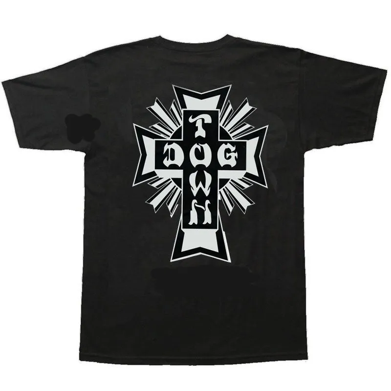 Dogtown Cross Logo Black/White T-Shirts