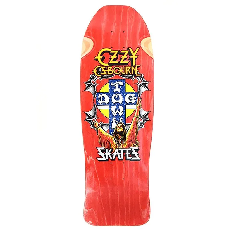 Dogtown Ozzy Osbourne 10.125" x 30.325" (RED STAIN) Skateboard Deck