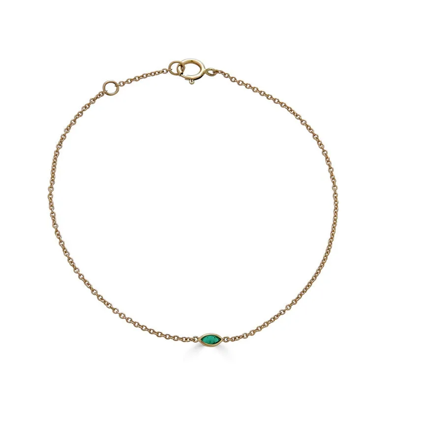 Emerald Ankle Bracelet