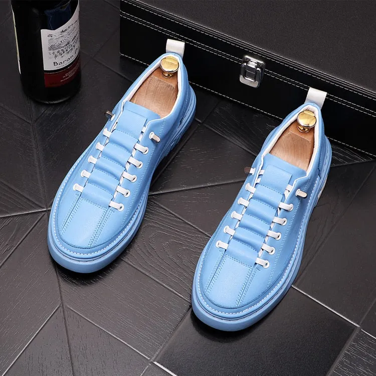 Fashion Leather Men Casual Sneakers