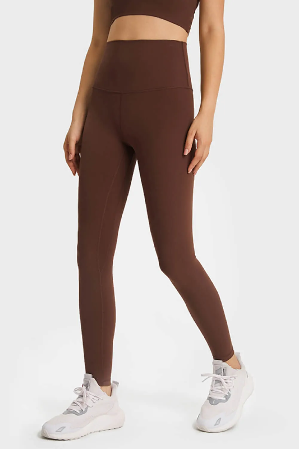 Feel Like Skin Elastic Waistband Yoga Leggings