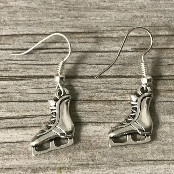 Figure Skate Earrings