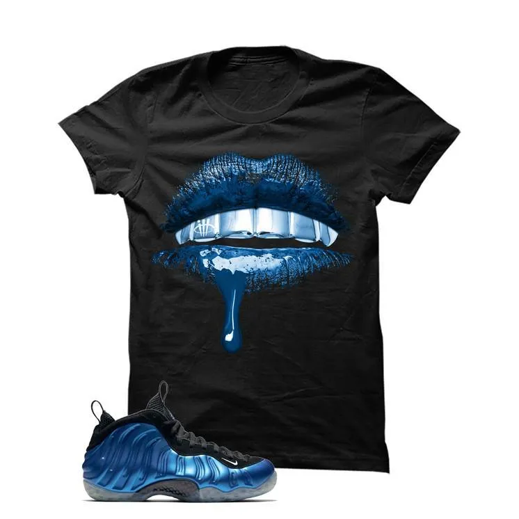 Foamposite One Og Royal Black T Shirt (Lips)