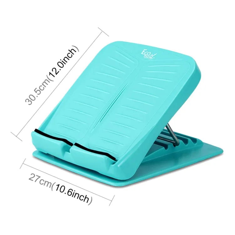 Foldable Stretching Plantar Massage Pedal Standing Body Sculpting Stretching Panels Wedge, Size: 27*30.5cm (Blue-green)