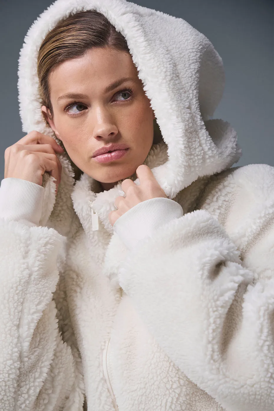 Foxy Sherpa Jacket - Ivory