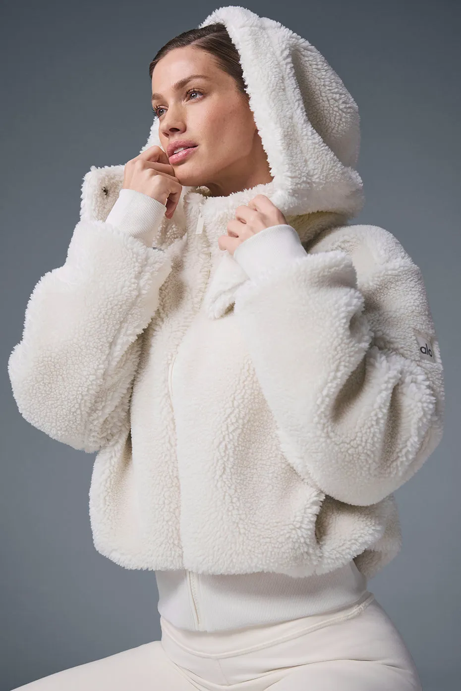 Foxy Sherpa Jacket - Ivory