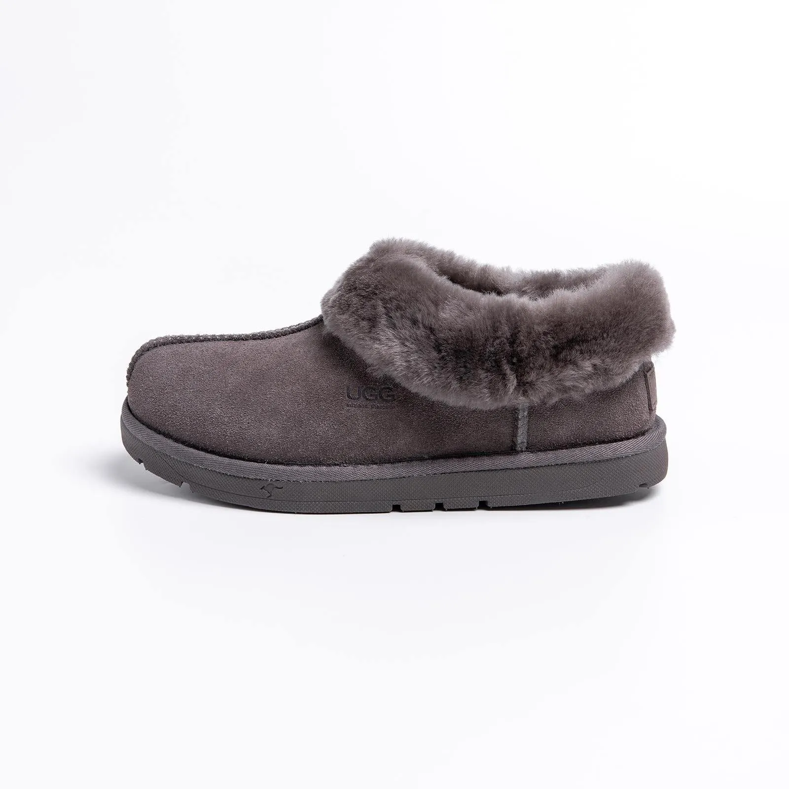 Genuine Merino Sheepskin Ankle Non-slip Home Slipper