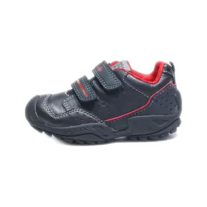 Geox Sport Shoes Leather Black Colour For Kids