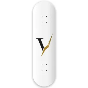 Golden Lightning White 8.375" Skateboard Deck