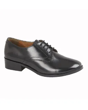 Grafters Womens Hi-Shine Leather Cadet Shoes