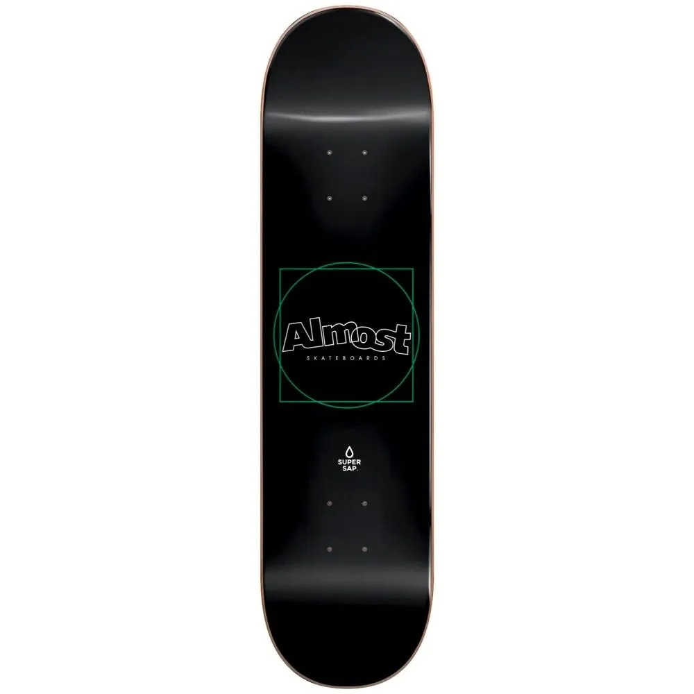 Greener Super Sap R7 Black 8.5" Skateboard Deck