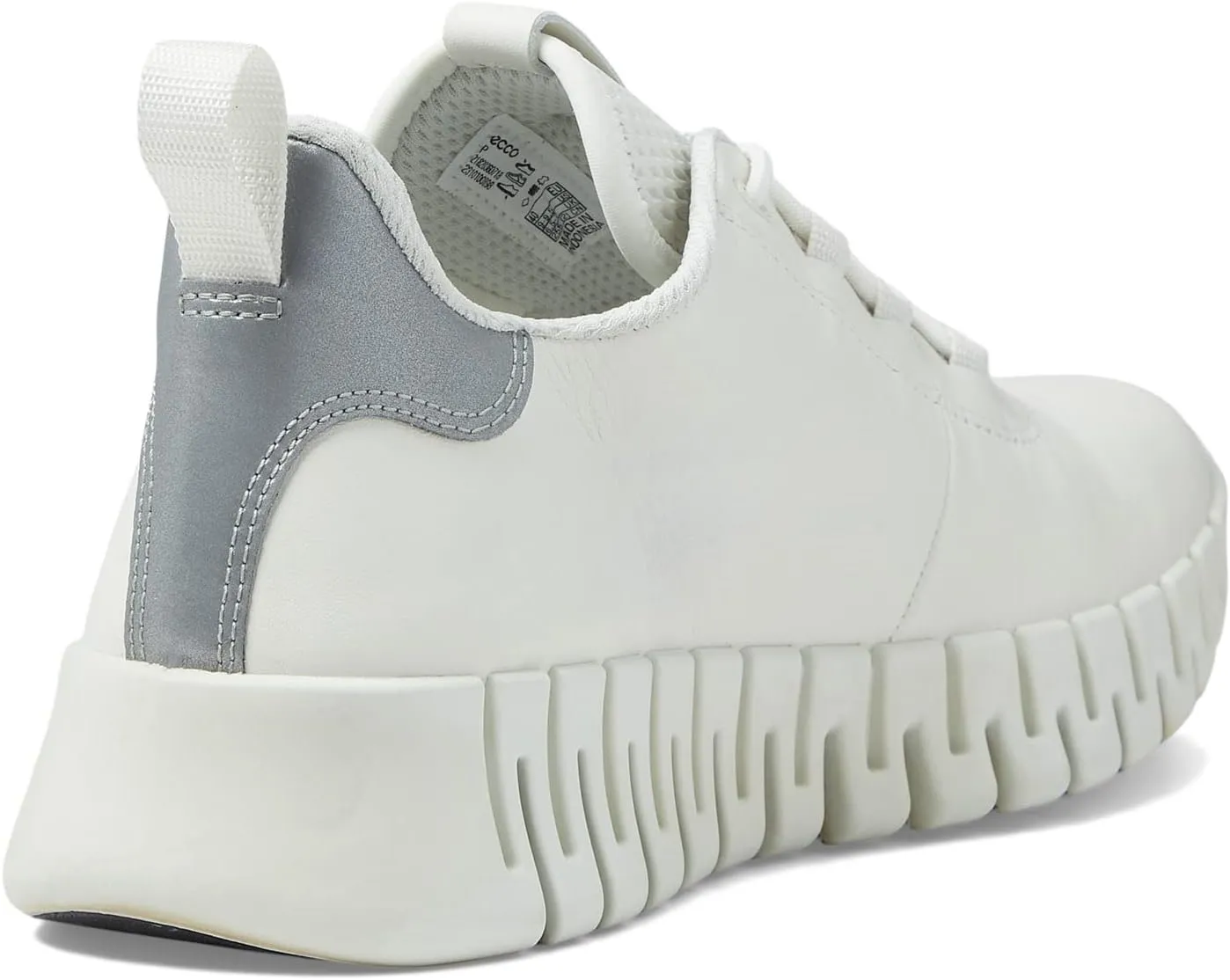 Gruuv Sneaker ECCO, White/Light Gray