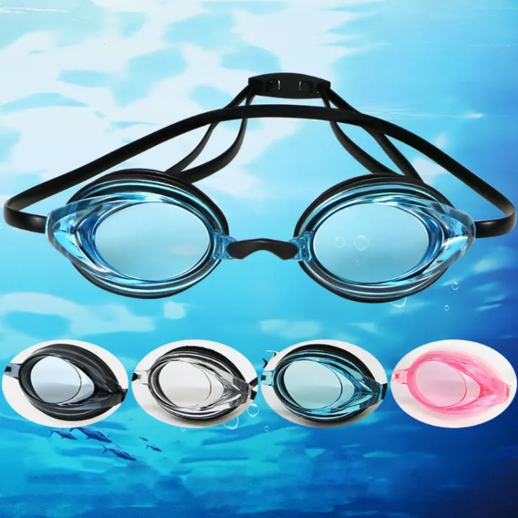 HAIZID Anti-fog Professional Competition Training Swimming Goggles(Pink)