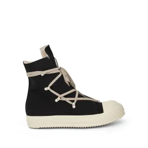 Hexa High Sneaker in Black/Pearl/Milk