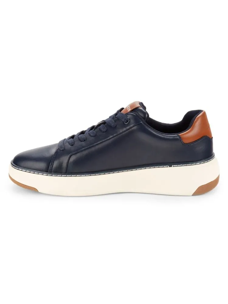 Hines Sneakers with Contrast Sole and Tommy Hilfiger Logo, Black