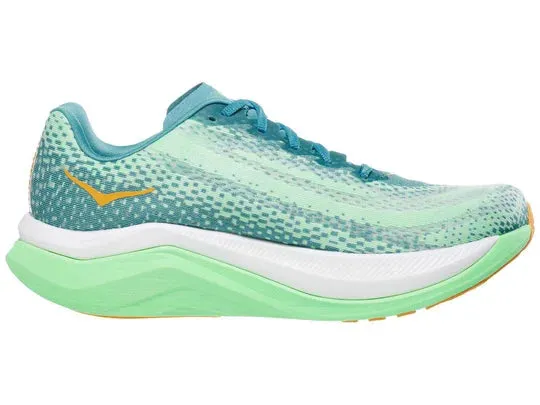 Hoka | Mach X | Men's | Ocean Mist/Lime Glow