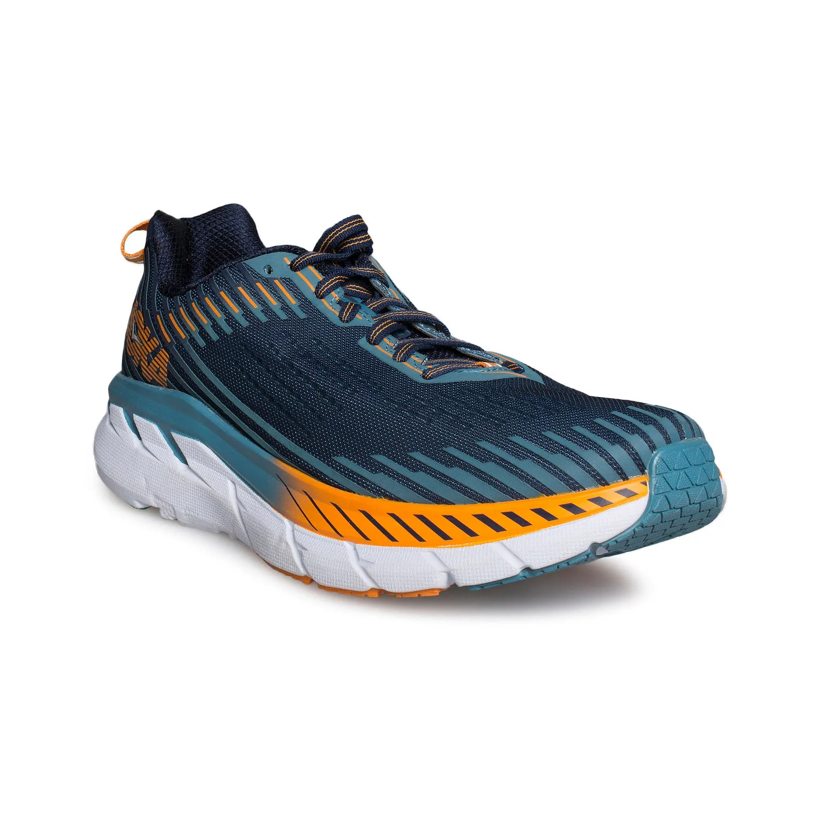 Hoka One One Clifton 5 Black Iris / Storm Blue Running Shoes - Men's