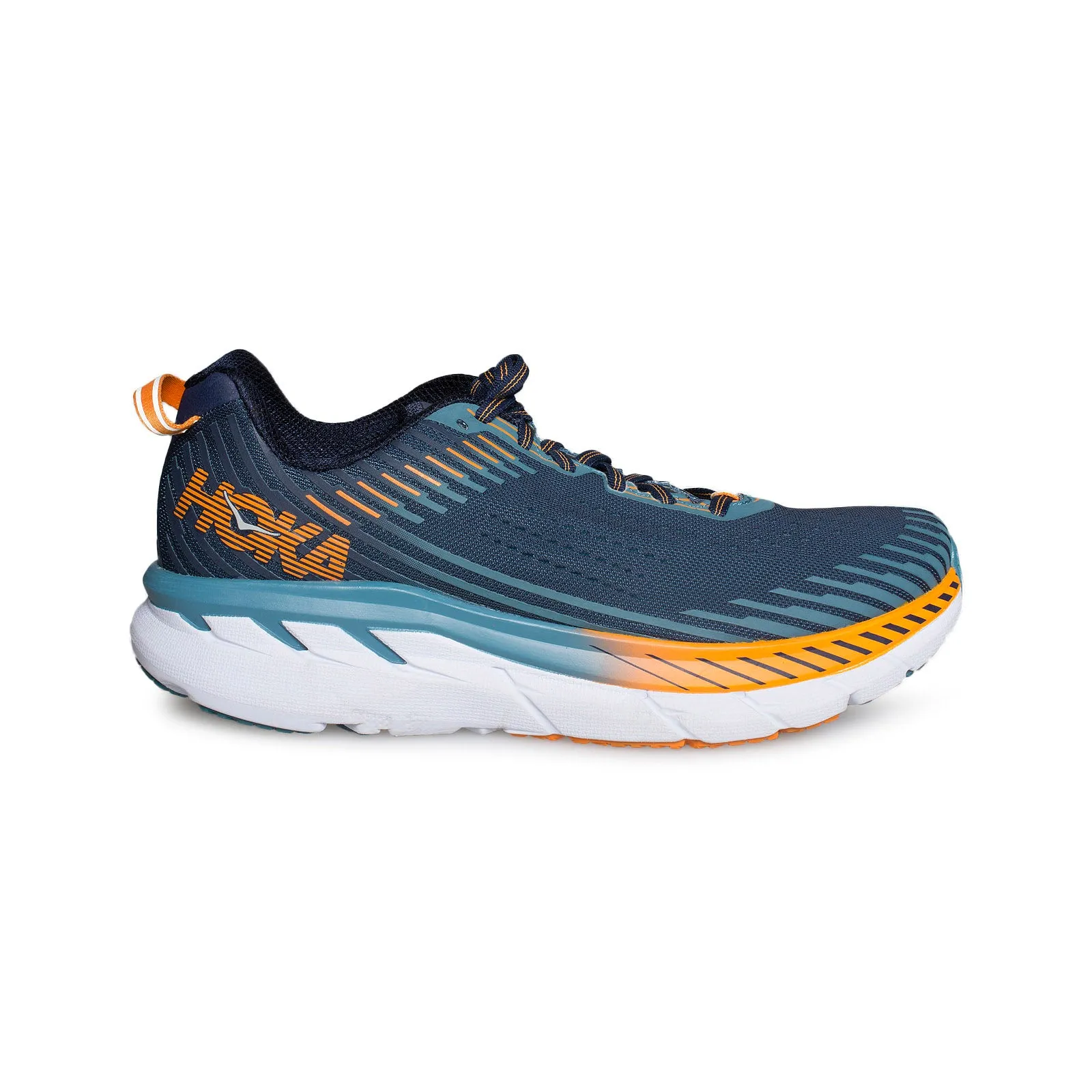 Hoka One One Clifton 5 Black Iris / Storm Blue Running Shoes - Men's