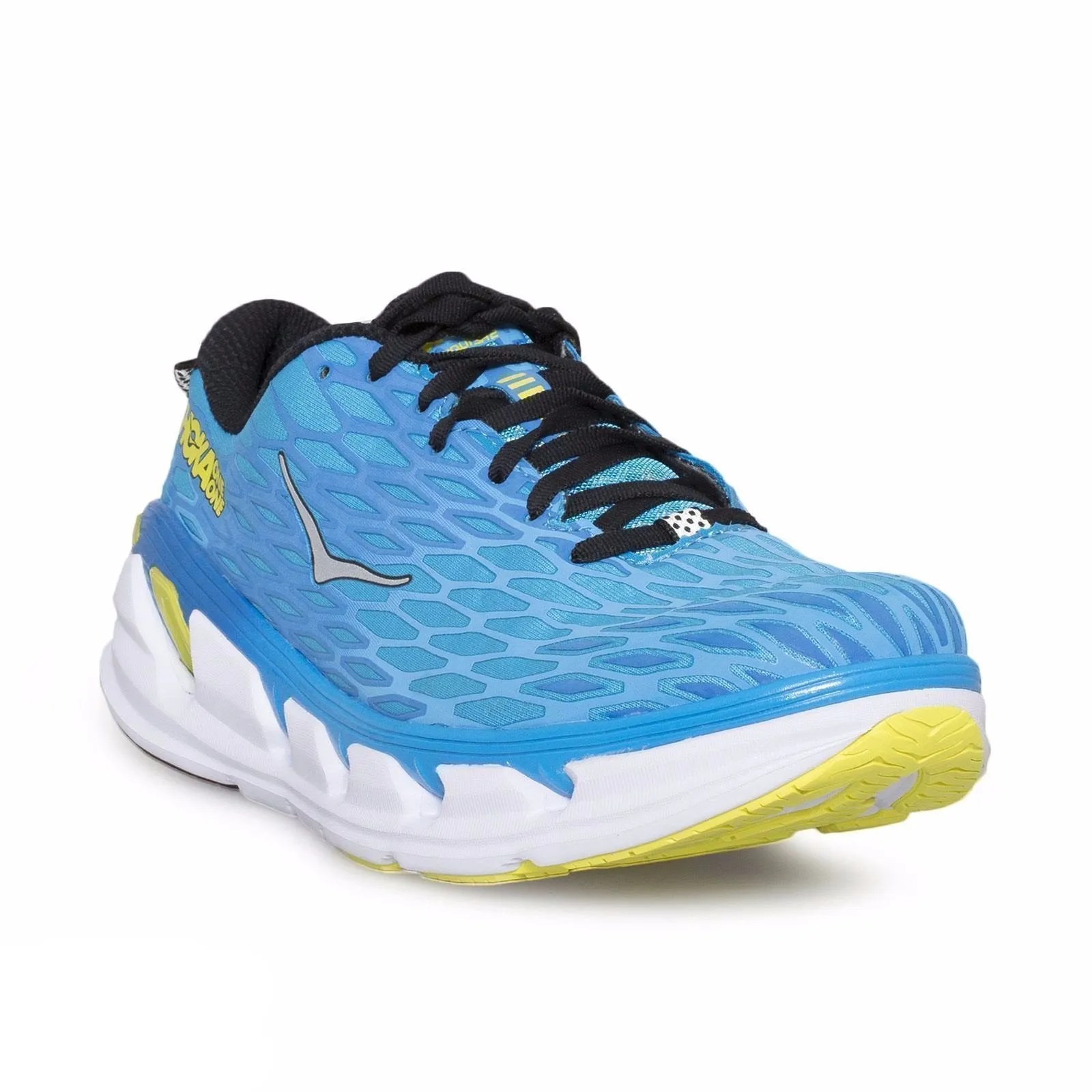 Hoka One One Vanquish 2 Blue / Citrus Running Shoes