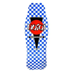 Hosoi 10.5" x 31" O.G. Hammerhead Checkerboard Blue Skateboard Deck