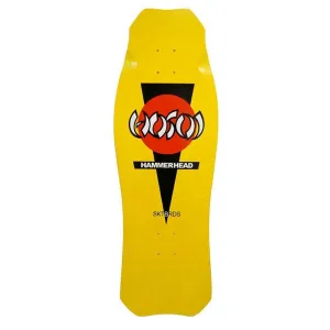 Hosoi 10.5" x 31" O.G. Hammerhead Yellow/Red Dip Skateboard Deck