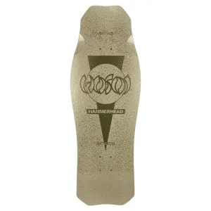 Hosoi  Limited 24K Gold Flake O.G. Cream Hammerhead Skateboards Deck