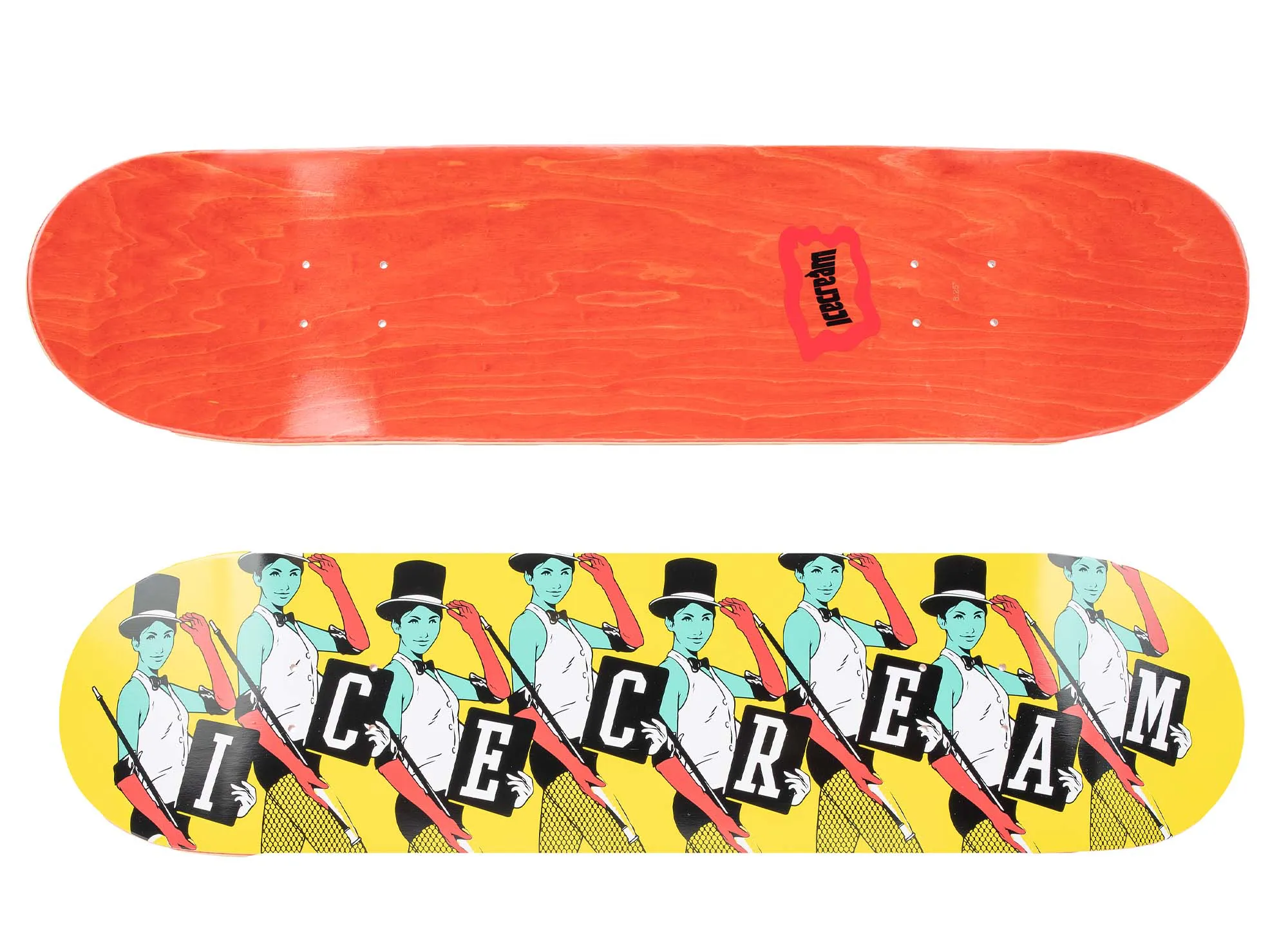 Ice Cream Top Hat Skate Deck