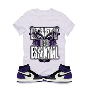 Jordan 1 Retro High purple/black White T (BEAUTY)