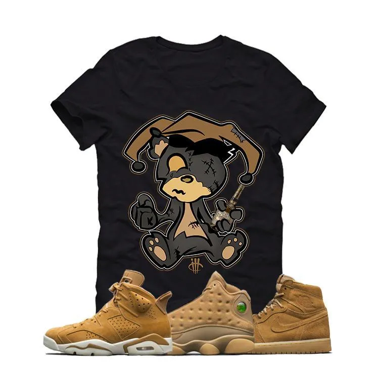 Jordans Retro/Gold/Harvest black T (teddy joker)