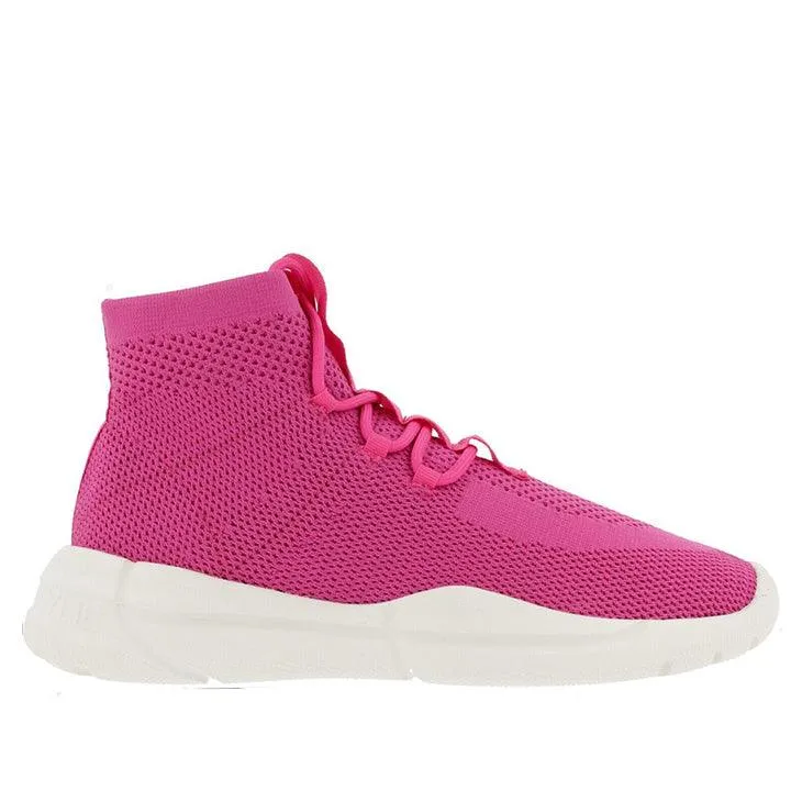 KENDALL   KYLIE NIVITY NEON PINK SNEAKERS