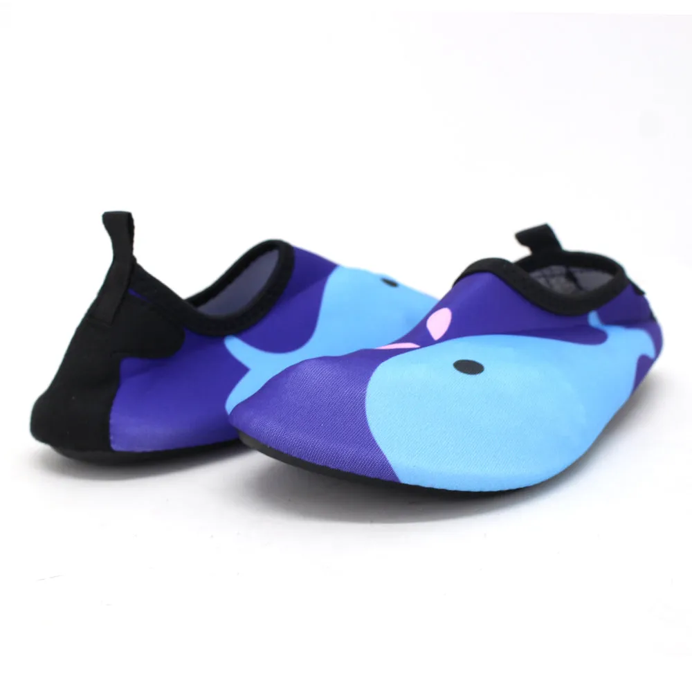 Kid's Girl Printed Water Shoes,Purple/Blue