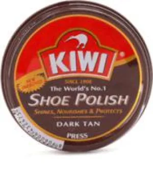 Kiwi Shoe Polish Dark Tan 50 ml