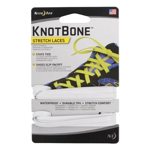 KnotBone Stretch Laces - White