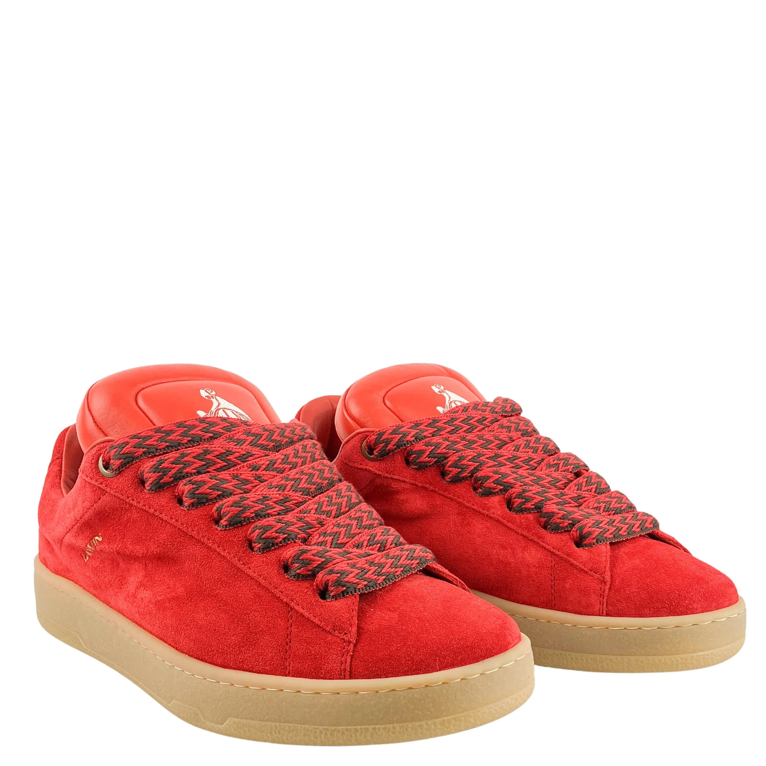 Lanvin Curb Sneakers in Red